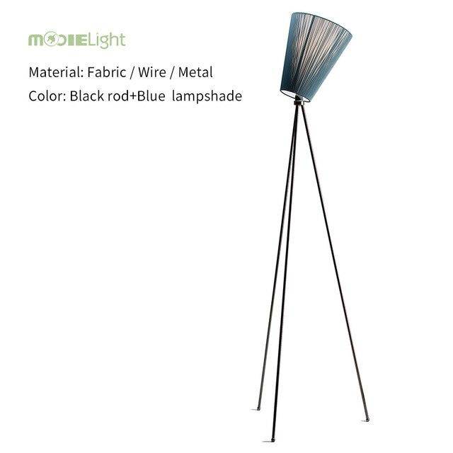 Lampadaire design tripod de couleur Oslo