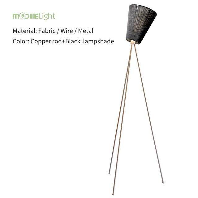 Lampadaire design tripod de couleur Oslo