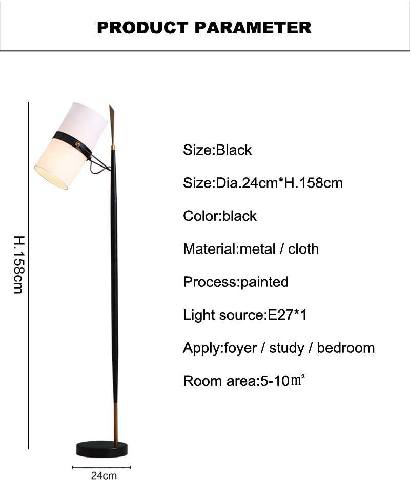Lampadaire design avec lampe ajustable Shade - vue 5 sur 5