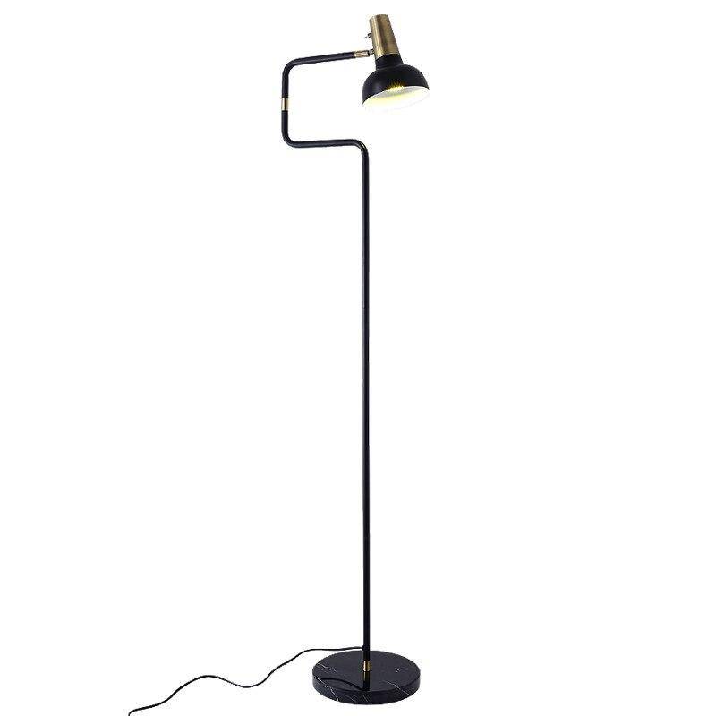 Floor lamp marble base and adjustable lamp Sgrow