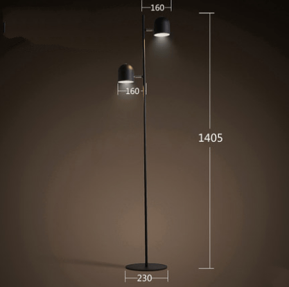 Floor lamp modern with Nordic directional lamps