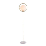 Lampadaire LED doré avec boule en verre Ball