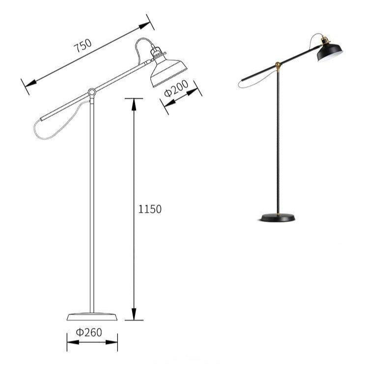 Lampadaire moderne ajustable Retro - vue 6 sur 6