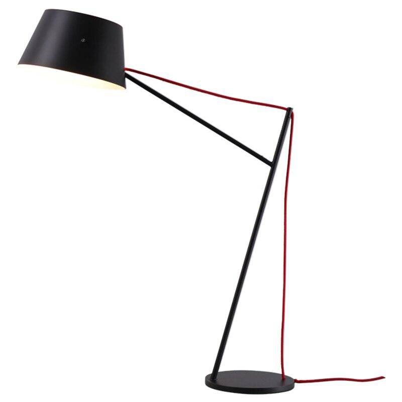 Lámpara de cabecera o de sobremesa design negro Largo