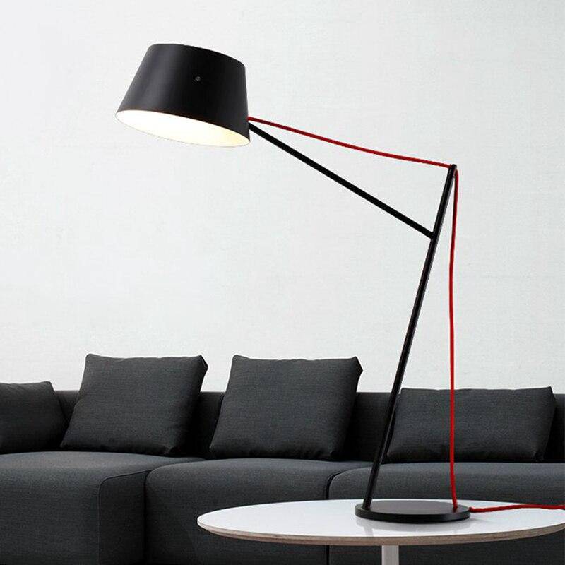 Floor lamp design black Long