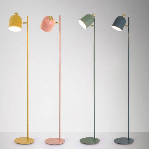Lámpara de pie moderna en color Macaron