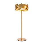 Lampadaire LED design luxe avec carrés dorés Decoration