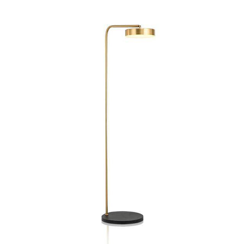 Lampadaire design doré arrondi Study