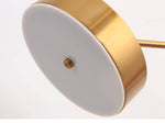 Lampadaire design doré arrondi Study