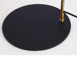 Lampadaire design doré arrondi Study