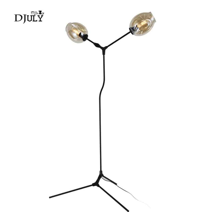 Lampadaire design avec deux boules en verre Hallway - vue 4 sur 6