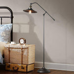 Lampadaire rustique en fer ajustable Nostalgic