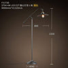 Lampadaire rustique en fer ajustable Nostalgic