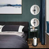 Lampadaire design à LED avec ronds et base en marbre Tripot