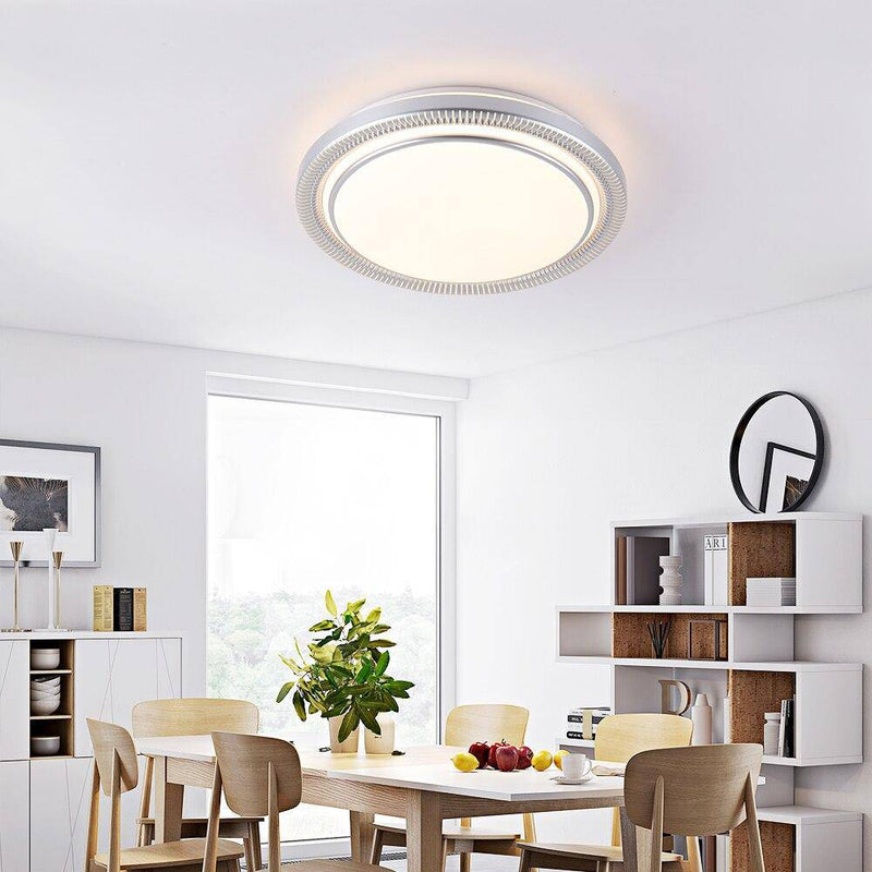 Plafonnier design à LED rond blanc Light