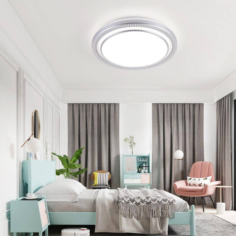 Round white LED ceiling light Light