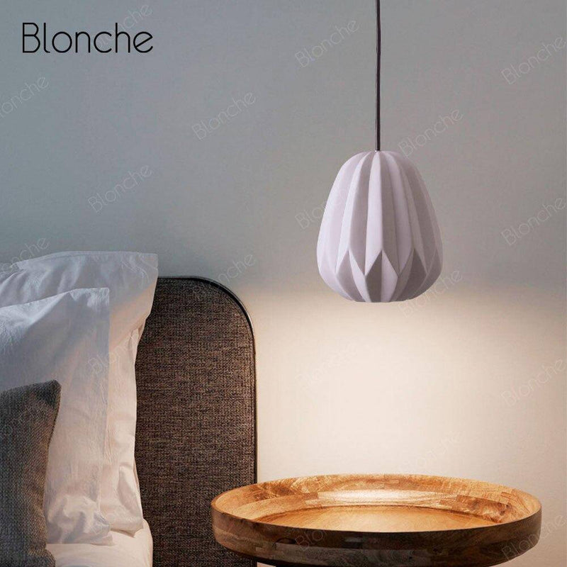 pendant light Hang style colored resin LED design