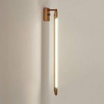 Applique murale design LED barre doré Rotate