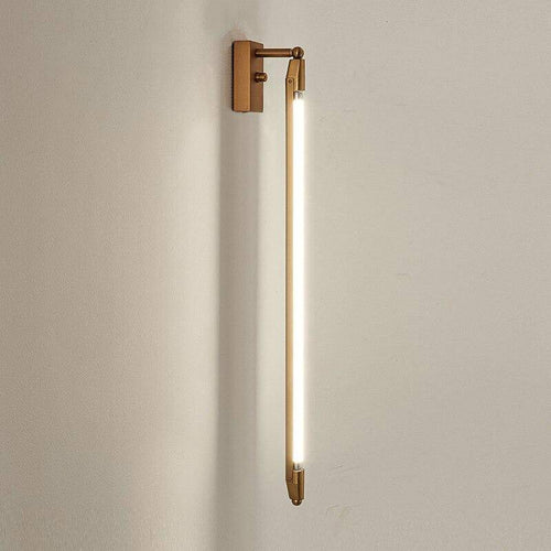 wall lamp wall design LED bar gold Rotate