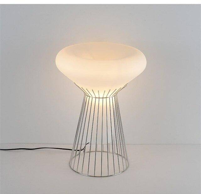 Lámpara de cabecera design Jaula LED Tafellamp
