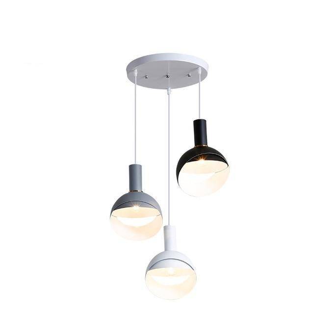 Suspension design boule ouverte coloré à LED Circle - vue 13 sur 15