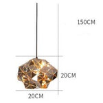Suspension design plusieurs formes de petits triangles Sparks