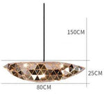 Suspension design plusieurs formes de petits triangles Sparks