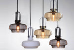 Suspension design en verre style vintage Club
