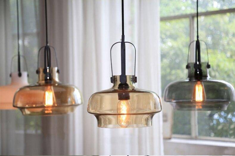 Suspension design en verre style vintage Club - vue 4 sur 3