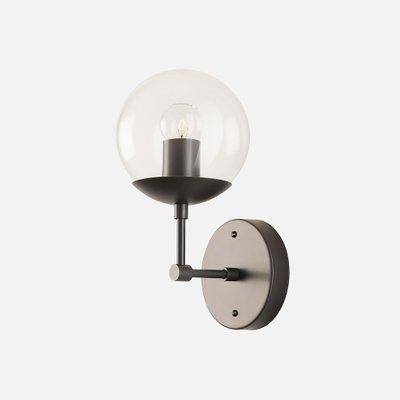 wall lamp gold wall and glass ball arm Bean