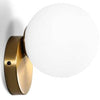 wall lamp gold wall and glass ball Frost