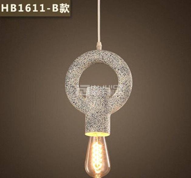 pendant light in resin in the shape of a magnet Corridor