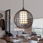 Suspension cage en forme de boule Ball