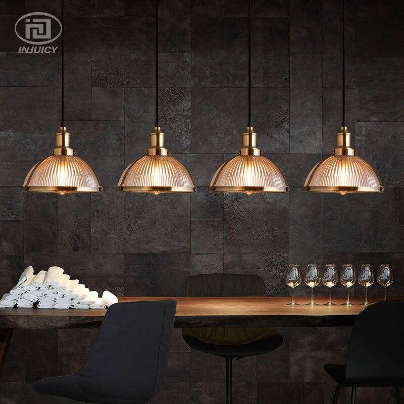 pendant light chrome LED half ball glass Vintage