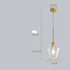 Suspension en verre fumé marron de plusieurs formes Cognac