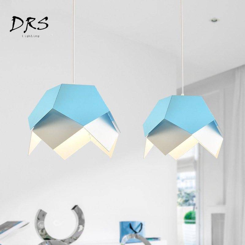 pendant light geometric Leisure color