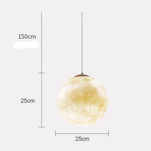 pendant light Moon-shaped