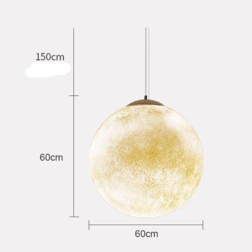 pendant light Moon-shaped