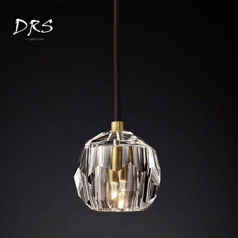 Suspension design boule de cristal moderne Luxury - vue 4 sur 6