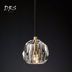 Suspension design boule de cristal moderne Luxury