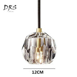 Suspension design boule de cristal moderne Luxury