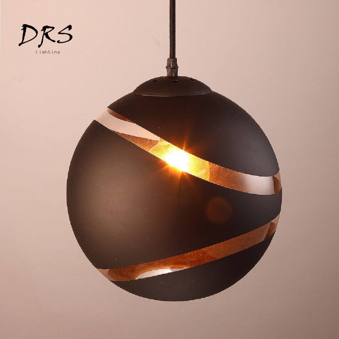 Suspension design boule découpée Creation - vue 3 sur 7
