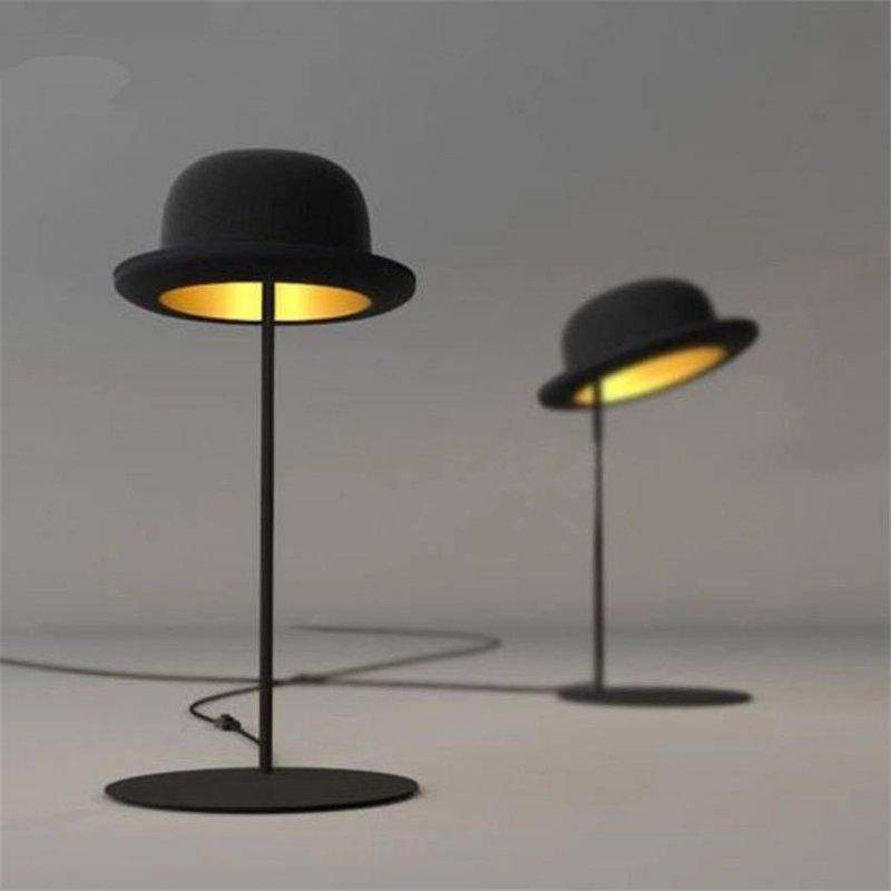 Design table lamp in the shape of a hat Moth
