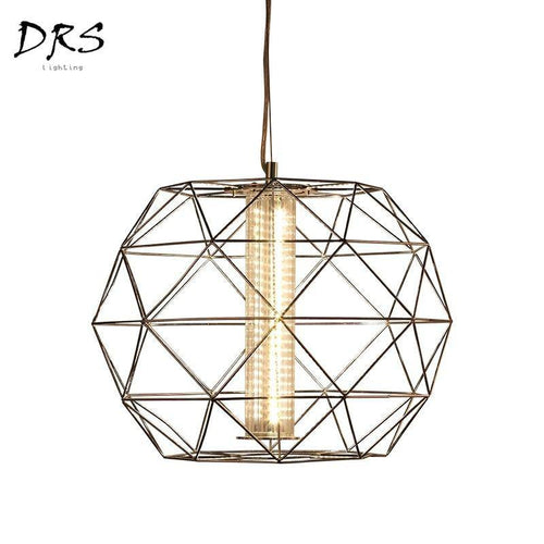 Suspension design cage fine Geometric - vue 13 sur 13