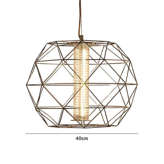 pendant light design cage fine Geometric