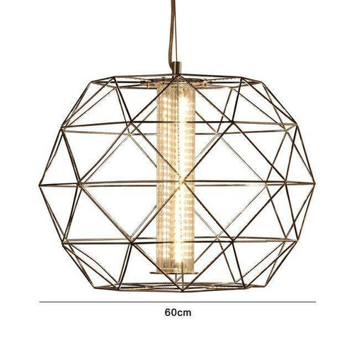 Suspension design cage fine Geometric - vue 14 sur 13