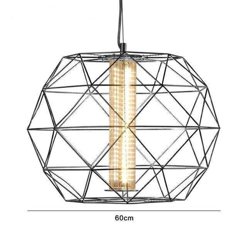 Suspension design cage fine Geometric - vue 5 sur 13