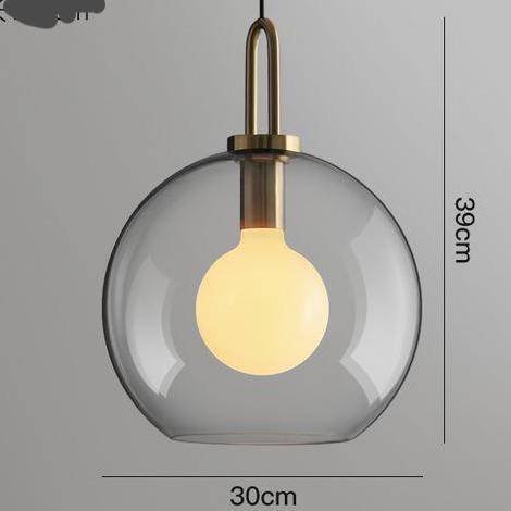 Lámpara de suspensión design Bola de cristal de la habitación