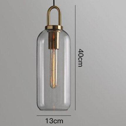 Lámpara de suspensión design Bola de cristal de la habitación