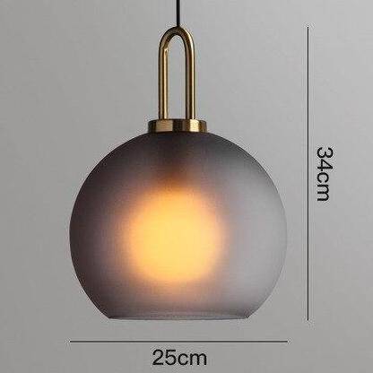 Suspension design boule en verre Room - vue 8 sur 16